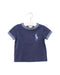 A Blue Short Sleeve T Shirts from Ralph Lauren in size 6-12M for boy. (Front View)