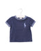 A Blue Short Sleeve T Shirts from Ralph Lauren in size 6-12M for boy. (Front View)