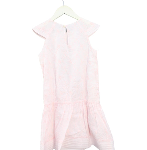 A Pink Short Sleeve Dresses from Cacharel in size 10Y for girl. (Back View)