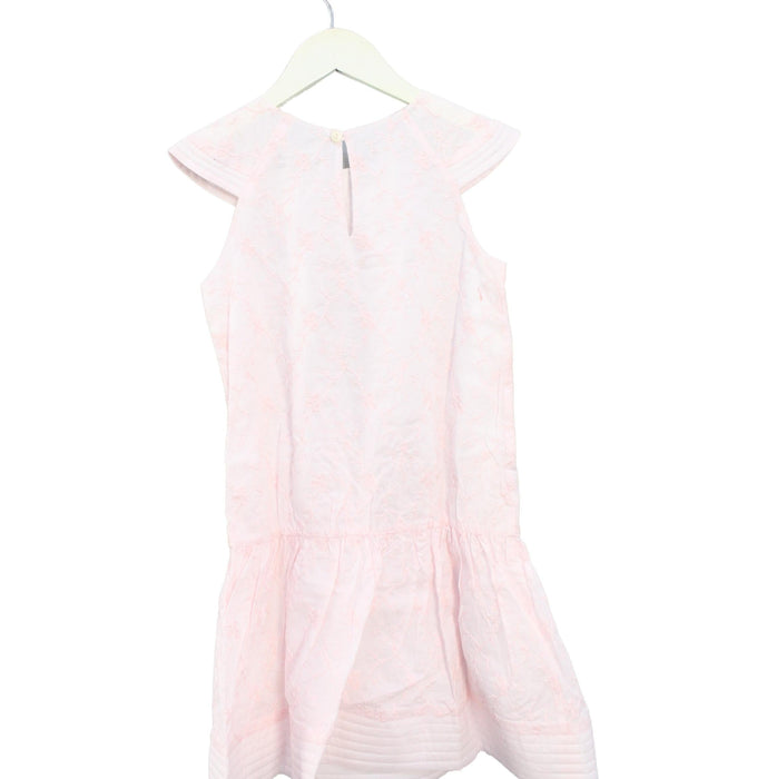 A Pink Short Sleeve Dresses from Cacharel in size 10Y for girl. (Back View)