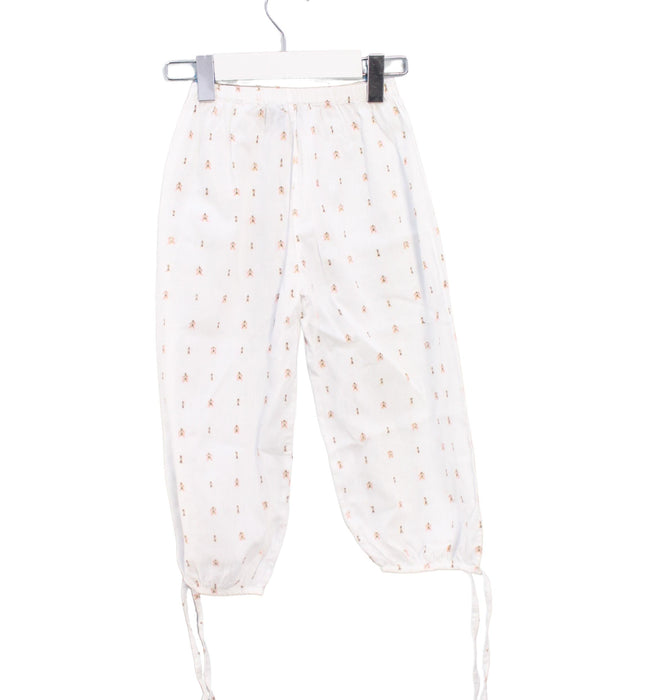 A White Separates from Velveteen in size 4T for girl. (Back View)