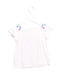 A White Short Sleeve Tops from Crewcuts in size 3T for girl. (Back View)