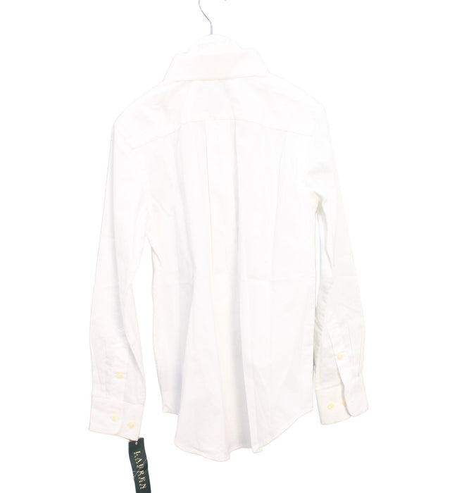 A White Shirts from Ralph Lauren in size 8Y for boy. (Back View)