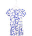 A Blue Short Sleeve Dresses from Petit Bateau in size 2T for girl. (Front View)