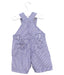 A Blue Overall Shorts from Jojo Maman Bébé in size 3-6M for boy. (Back View)