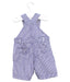 A Blue Overall Shorts from Jojo Maman Bébé in size 3-6M for boy. (Back View)