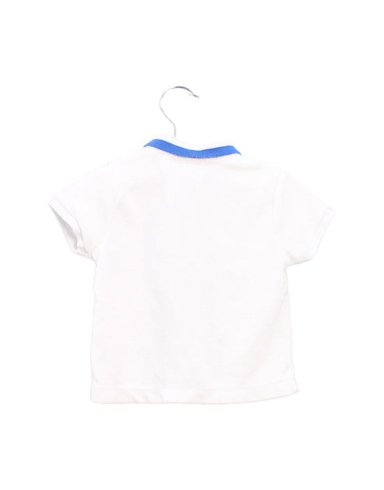 A White Short Sleeve Polos from Jacadi in size 6-12M for boy. (Back View)