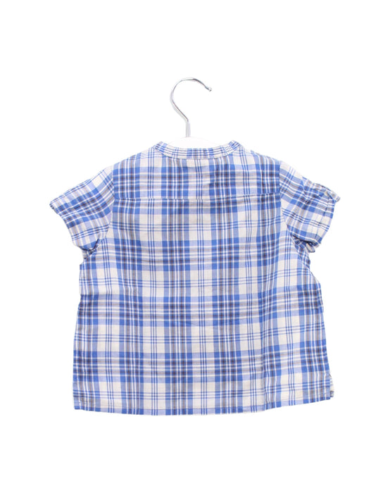 A Blue Shirts from Bonpoint in size 6-12M for boy. (Back View)