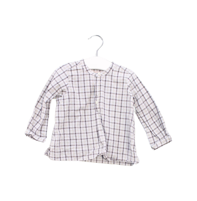 A Blue Long Sleeve Tops from Bonpoint in size 6-12M for boy. (Front View)
