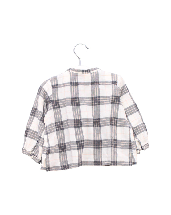 A Grey Long Sleeve Tops from Bonpoint in size 6-12M for boy. (Back View)