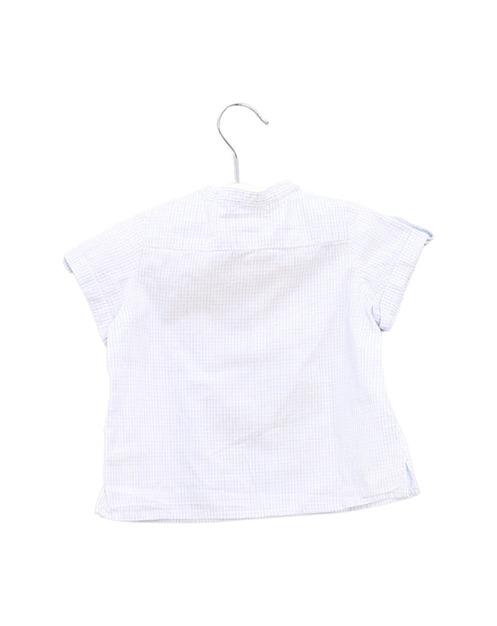 A Blue Short Sleeve Tops from Bonpoint in size 6-12M for boy. (Back View)