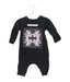 A Black Long Sleeve Jumpsuits from Burberry in size 0-3M for neutral. (Front View)