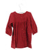 A Red Long Sleeve Dresses from Bonpoint in size 12-18M for girl. (Back View)