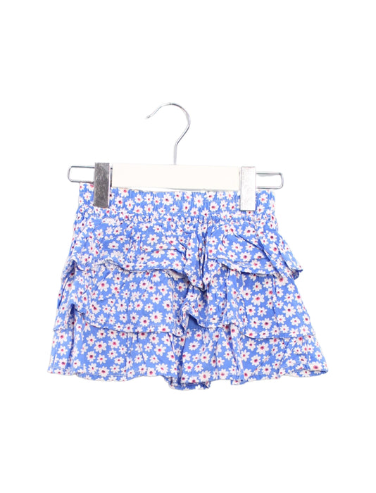 A Blue Short Skirts from Seed in size 2T for girl. (Front View)