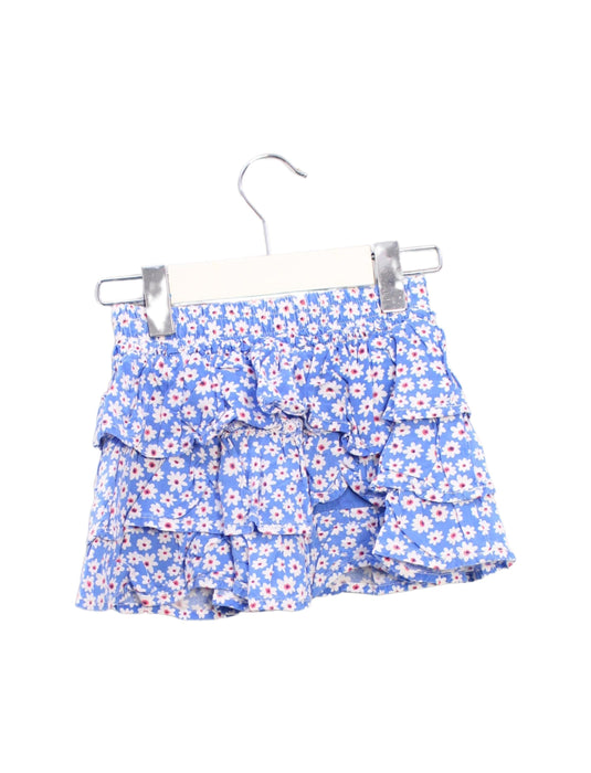 A Blue Short Skirts from Seed in size 2T for girl. (Back View)