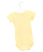 A Yellow Short Sleeve Bodysuits from Petit Bateau in size 3-6M for girl. (Back View)