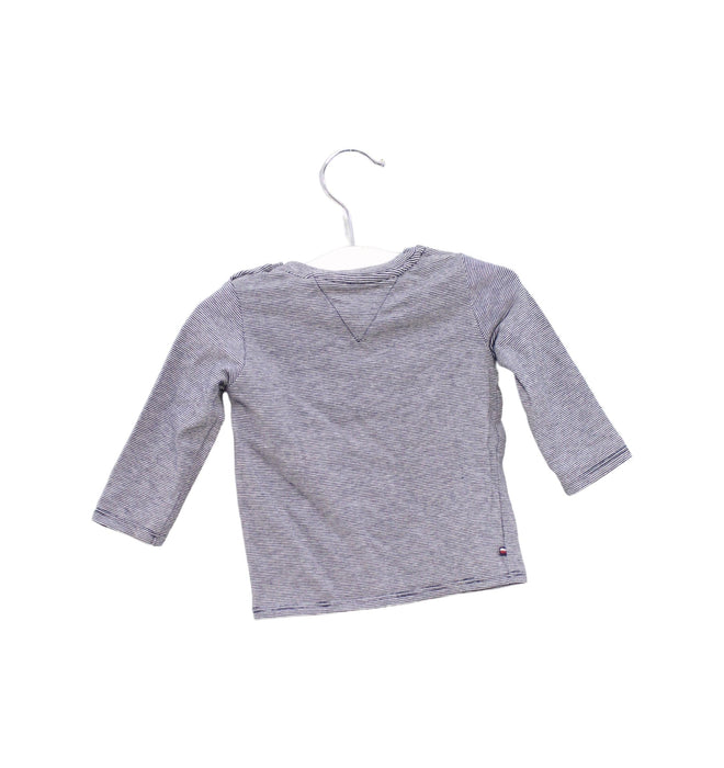 A Navy Long Sleeve Tops from Tommy Hilfiger in size 3-6M for boy. (Back View)