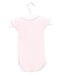 A Pink Short Sleeve Bodysuits from Petit Bateau in size 0-3M for girl. (Back View)