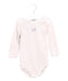 A Pink Long Sleeve Bodysuits from Petit Bateau in size 18-24M for girl. (Front View)