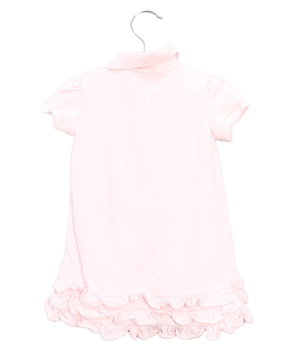 A Pink Short Sleeve Dresses from Ralph Lauren in size 6-12M for girl. (Back View)