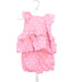 A Pink Shorts Sets from Seed in size 0-3M for girl. (Front View)