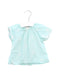 A Green Short Sleeve Tops from Seed in size 3-6M for girl. (Front View)