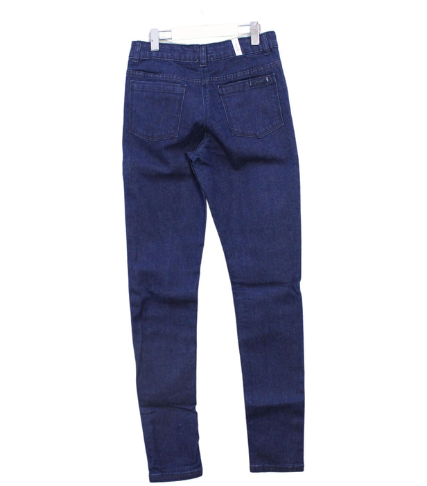A Navy Jeans from Jacadi in size 12Y for girl. (Back View)