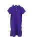 A Purple Short Sleeve Dresses from Polo Ralph Lauren in size 6T for girl. (Front View)