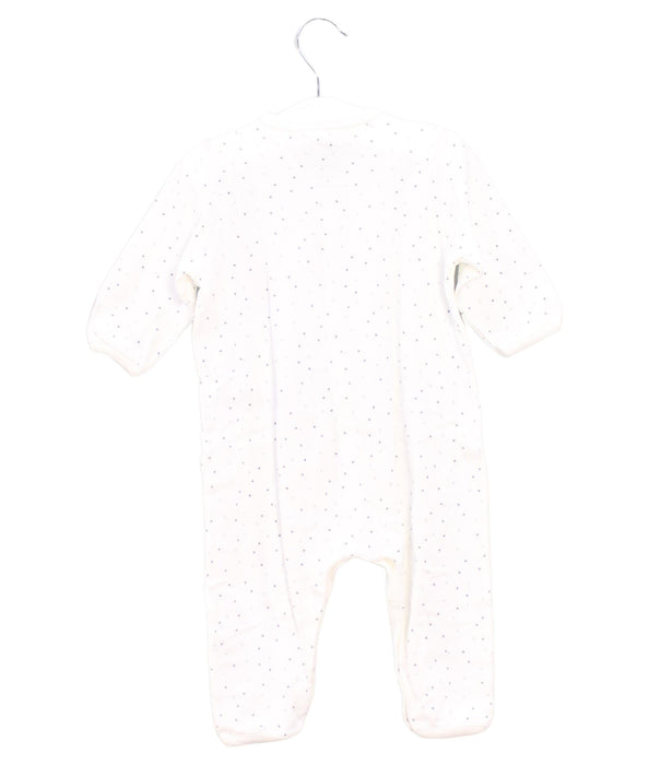 A White Long Sleeve Jumpsuits from Petit Bateau in size 3-6M for boy. (Back View)