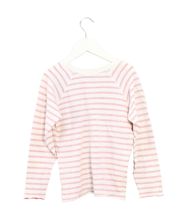 A Red Long Sleeve Tops from Bonpoint in size 6T for girl. (Back View)
