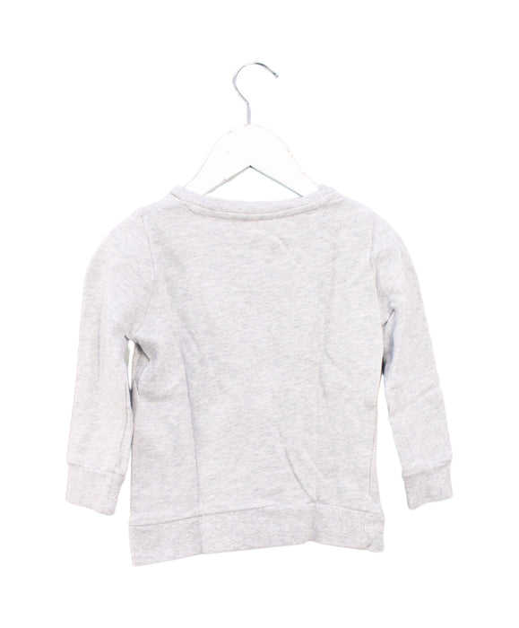 A Grey Crewneck Sweatshirts from Seed in size 3T for girl. (Back View)