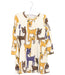 A Yellow Long Sleeve Dresses from Mini Rodini in size 2T for girl. (Front View)