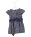 A Navy Short Sleeve Dresses from Ralph Lauren in size 3-6M for girl. (Back View)