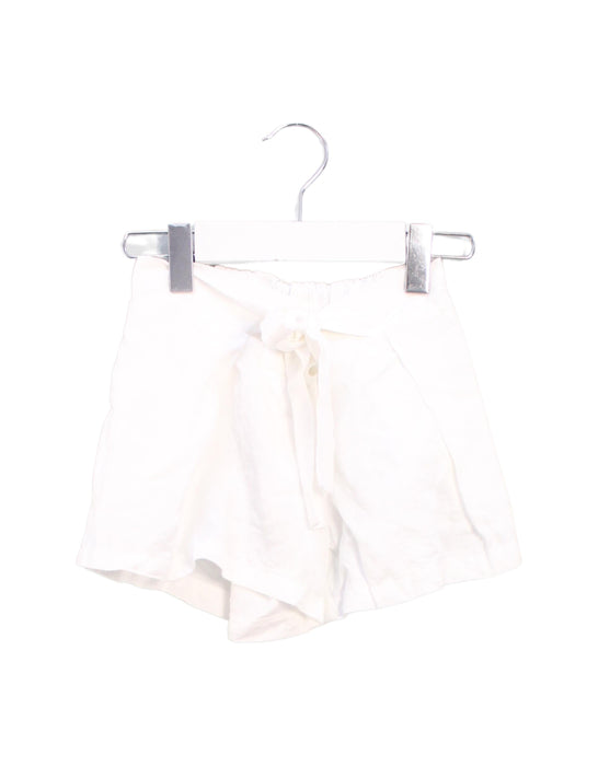 A White Skorts from Seed in size 5T for girl. (Front View)