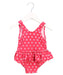 A Pink Swimsuits from Lili Gaufrette in size 12-18M for girl. (Front View)