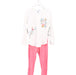 A White Pyjama Sets from Petit Bateau in size 4T for girl. (Front View)