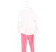A White Pyjama Sets from Petit Bateau in size 4T for girl. (Back View)