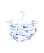 A Blue Swim Diapers from Jojo Maman Bébé in size 3-6M for boy. (Front View)