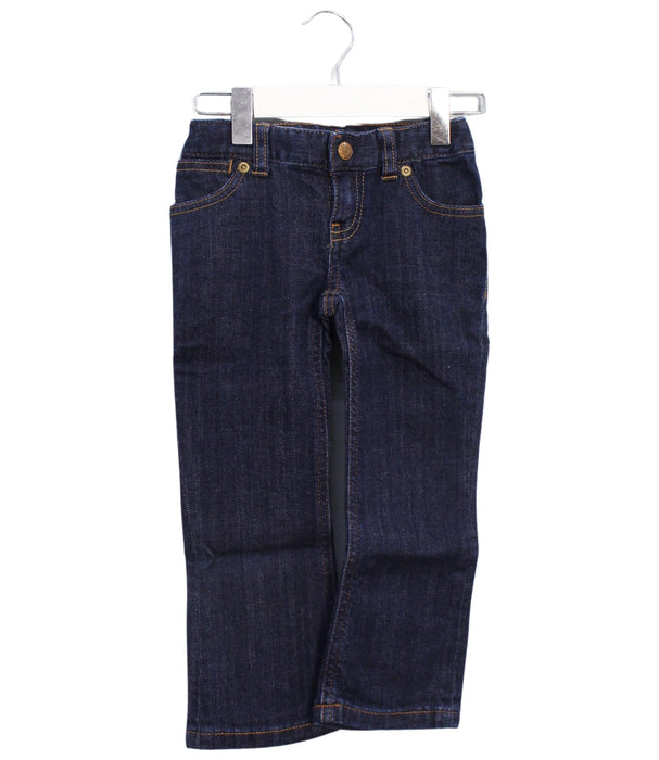 A Blue Jeans from Ralph Lauren in size 2T for girl. (Front View)
