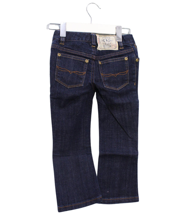 A Blue Jeans from Ralph Lauren in size 2T for girl. (Back View)