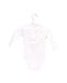 A White Long Sleeve Bodysuits from Cyrillus in size 0-3M for boy. (Back View)