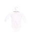A White Long Sleeve Bodysuits from Cyrillus in size 0-3M for boy. (Back View)