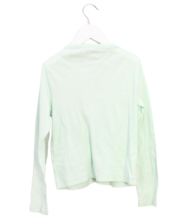 A Green Cardigans from Petit Bateau in size 8Y for girl. (Back View)