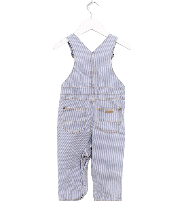 A Blue Long Overalls from Cyrillus in size 12-18M for boy. (Back View)