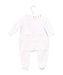 A White Long Sleeve Jumpsuits from Jacadi in size 3-6M for girl. (Back View)