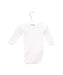 A White Long Sleeve Bodysuits from Petit Bateau in size 0-3M for boy. (Back View)