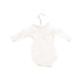 A Ivory Long Sleeve Bodysuits from Bonpoint in size 6-12M for girl. (Back View)