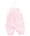 A Pink Sleeveless Jumpsuits from Jacadi in size 3-6M for girl. (Back View)