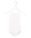 A White Sleeveless Bodysuits from Petit Bateau in size 0-3M for girl. (Front View)