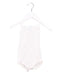 A White Sleeveless Bodysuits from Petit Bateau in size 0-3M for girl. (Front View)